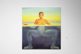 Painting New Moon, Exhibition view, Culterim 2023, Aura Roig