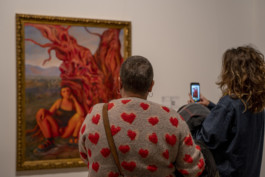 Exhibition view. L’ermita sota l’aigua, sala Antoni Garcia del Museu de Tortosa. 2022